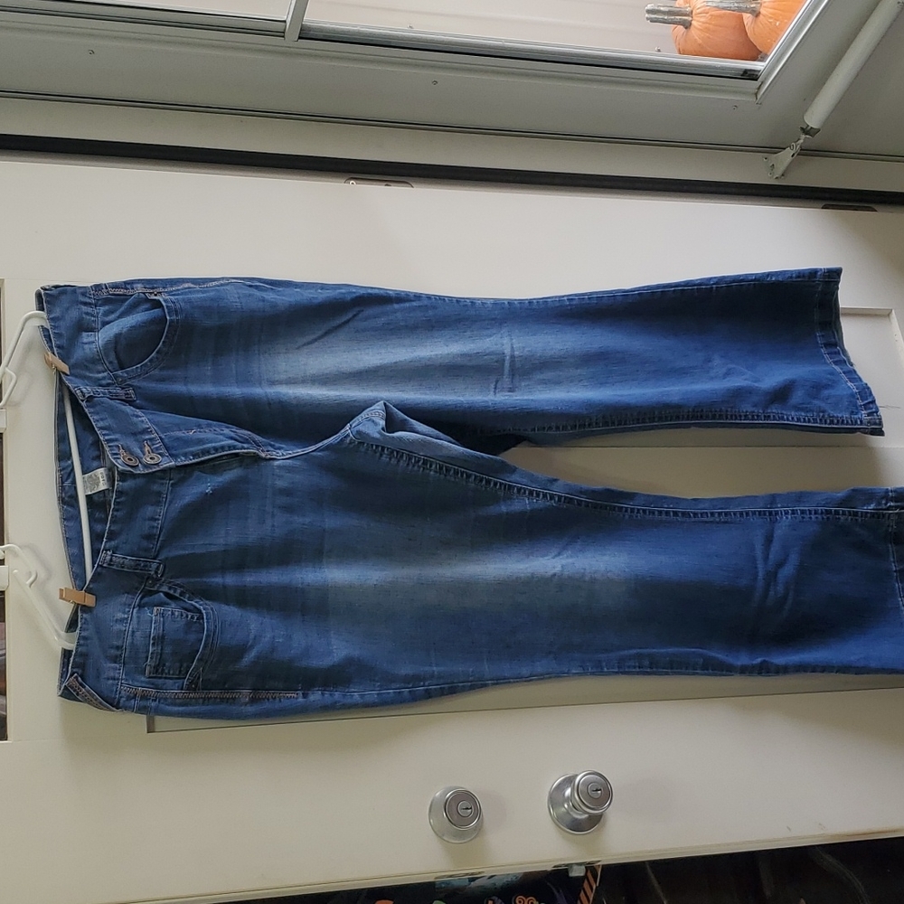 Maurices 20 Reg Mid Rise Flare Leg Jeans